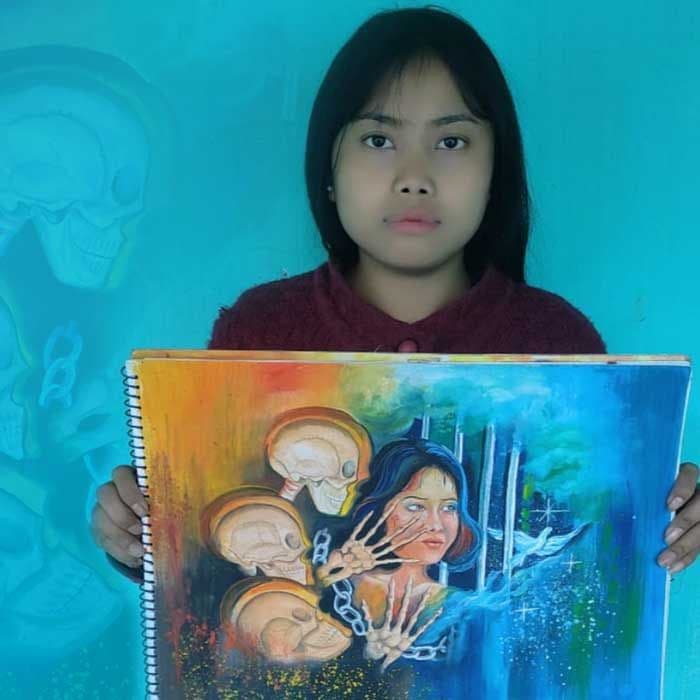 First Prize - State Level Art Competition